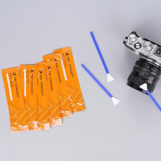 K&F Concept 24mm APS Format Cleaning Stick Set (10PCS Cleaning Stick)